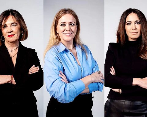 Charo Izquierdo, directora de Magas; María Luisa Rodríguez Bello, directora de Hathor y Ana Núñez-Milara, adjunta a la dirección de EL ESPAÑOL