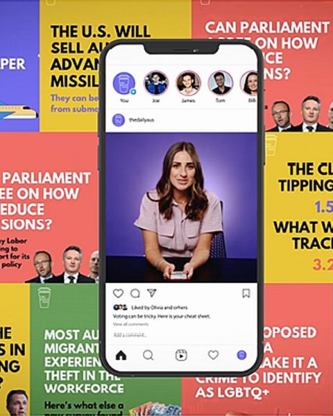 The Daily Aus ofrece noticias en varios formatos y de manera _fácil de digerir y atractiva_