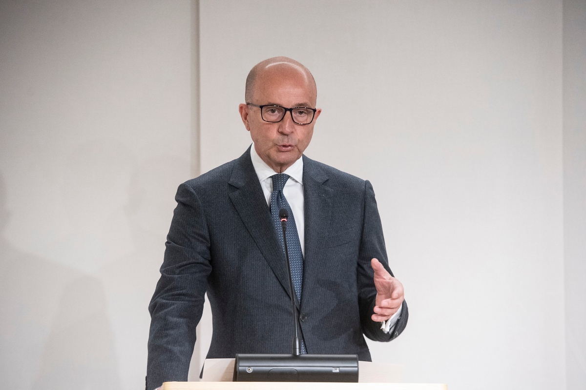 El CEO de Inetum Iberia Latam, Manuel García del Valle, en la presentación del mapa de agentes que realizaron con Cotec.