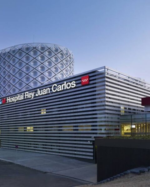 El Hospital Rey Juan Carlos de Móstoles.