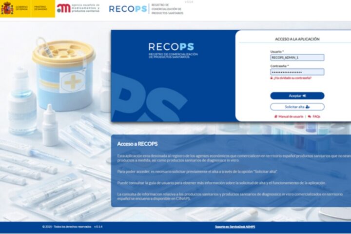 RECOPS, la aplicación de la AEMPS.