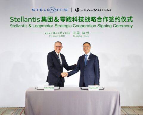 Anuncio del acuerdo entre Stellantis y Leapmotor a fines de 2023.