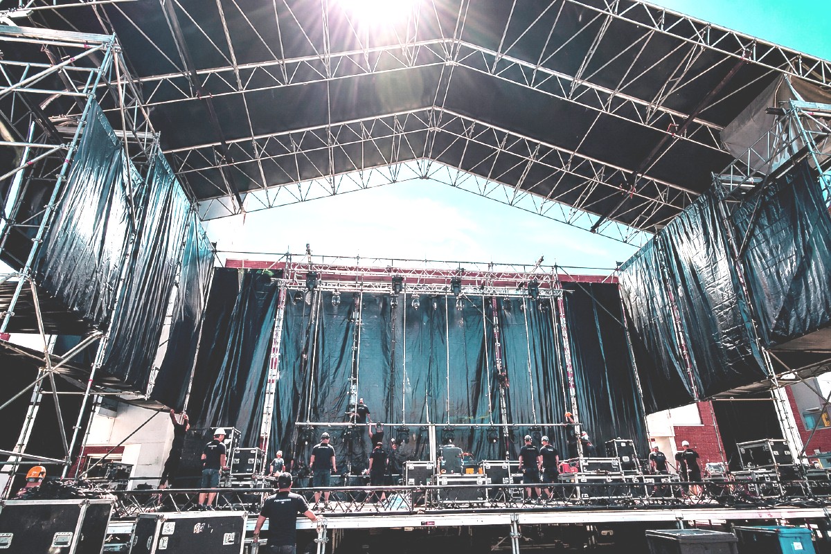 Escenario en Rivas del Festival de Eldiario.es