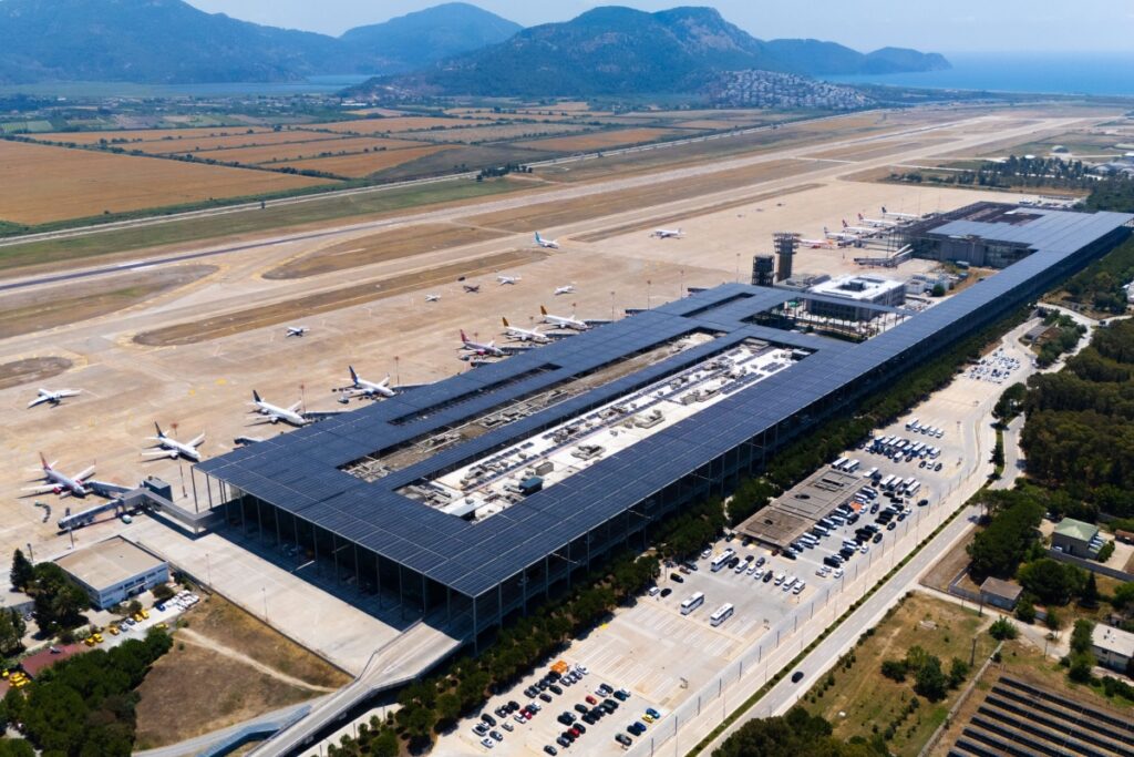 Aeropuerto de Dalaman en Turquía.