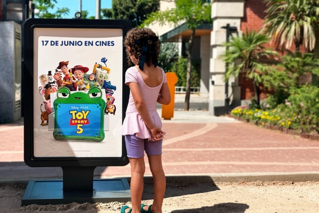 La publicidad de Disney en las calles españolas.