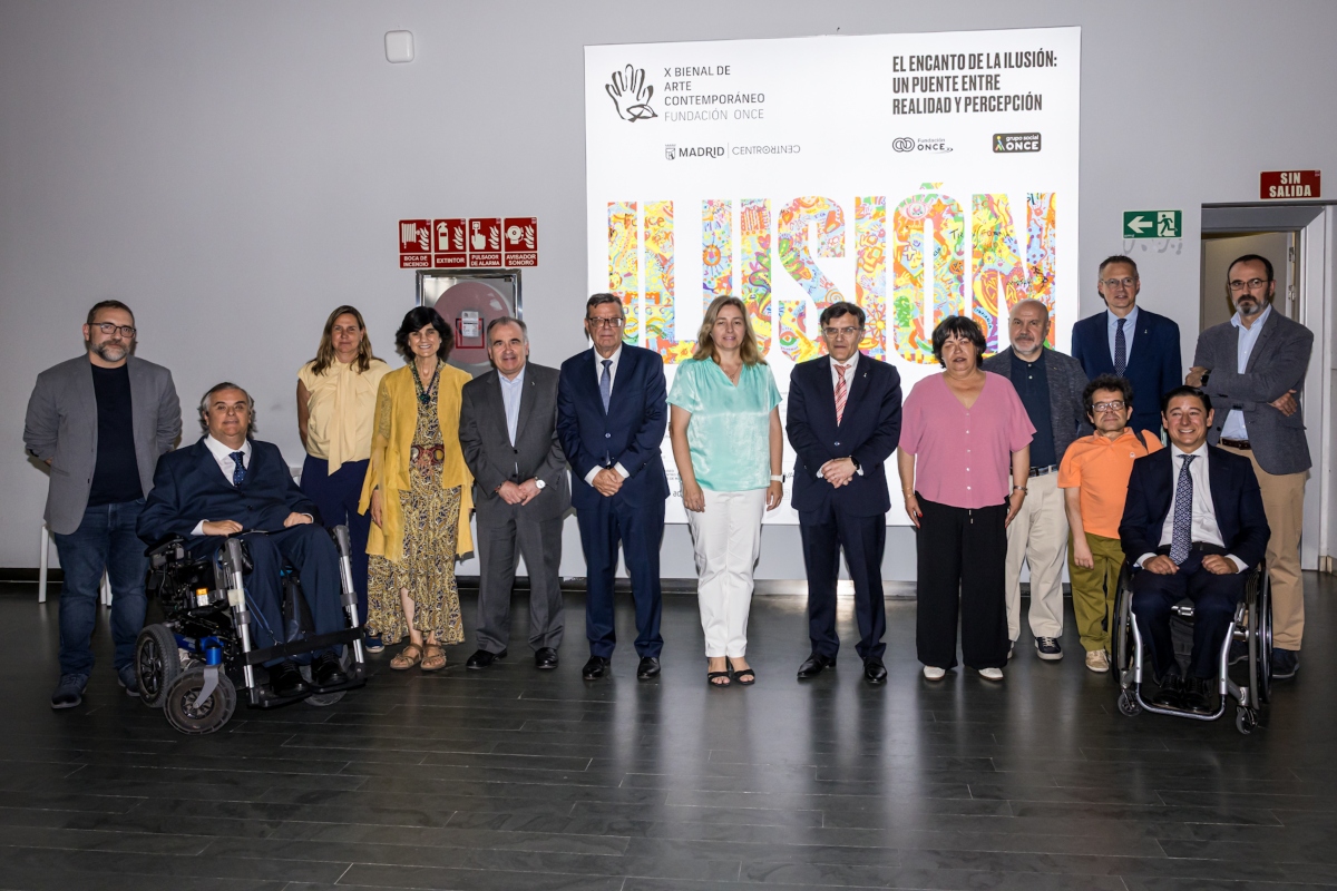 La inauguración de la Bienal de Arte Contemporáneo de Fundación Once.