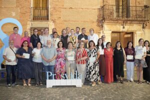 Clausura del Festival de Poesía Prosvida para concienciar sobre el cáncer de próstata.