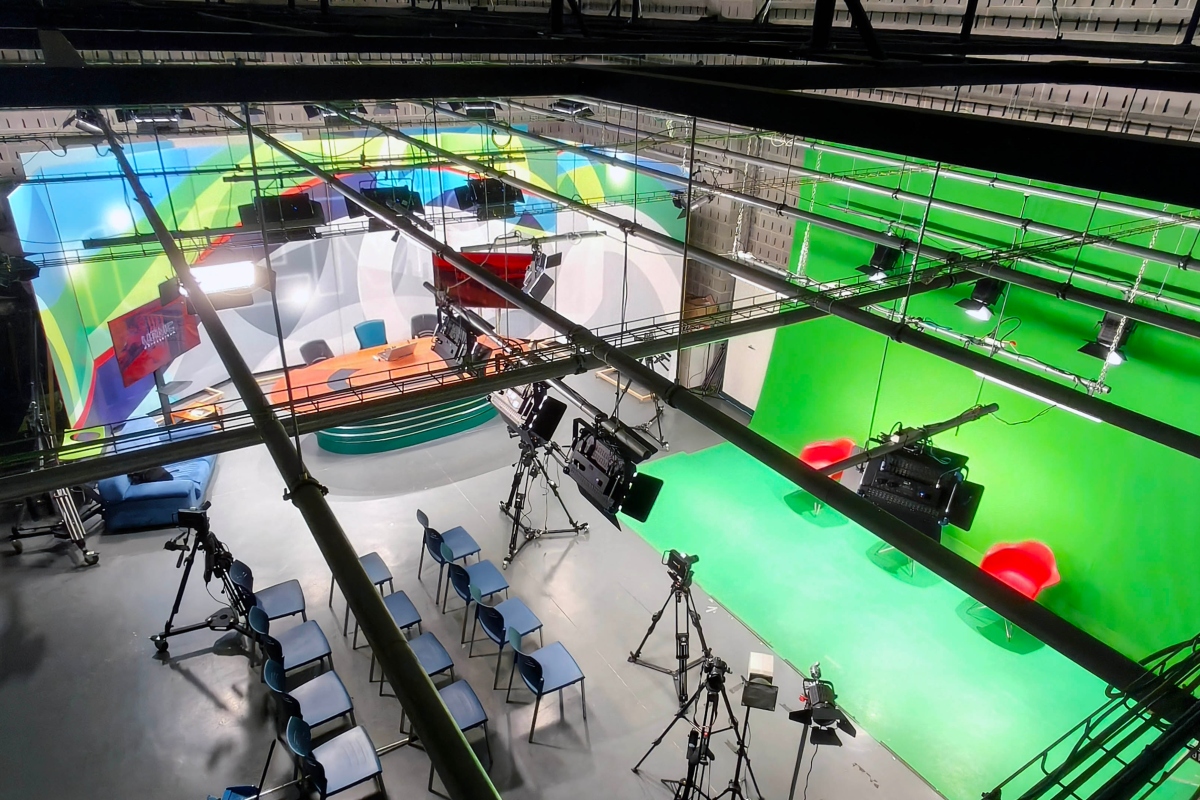 El estudio ocupa una superficie de más de 150 metros cuadrados.