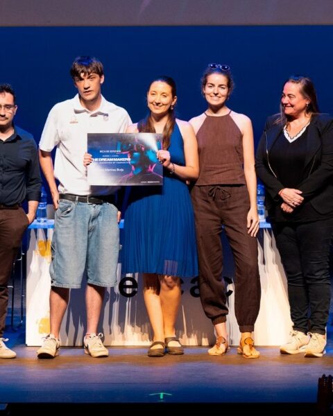 Clara Martínez, ganadora del Film Studies Contest.
