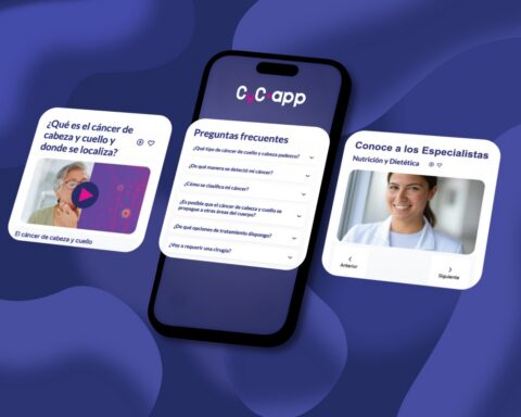 App para pacientes que padecen cáncer de cabeza y cuello.