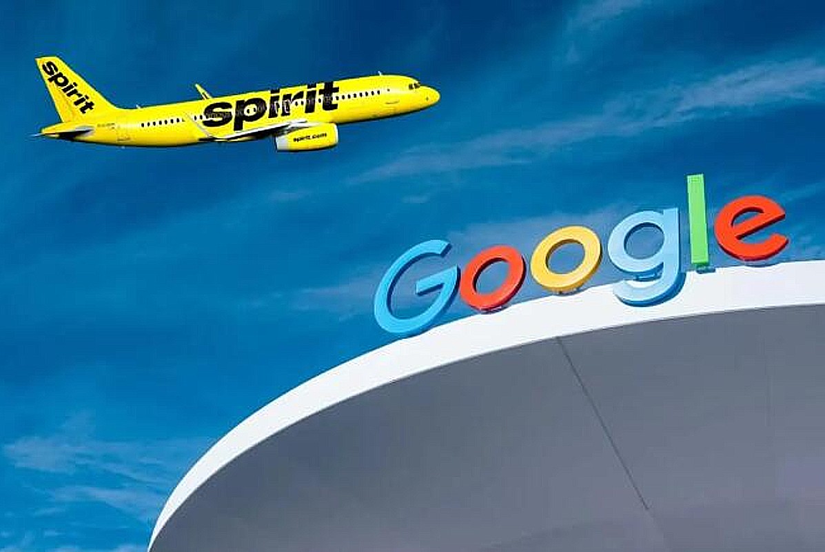 Google gana los datos de Spirit Airlines