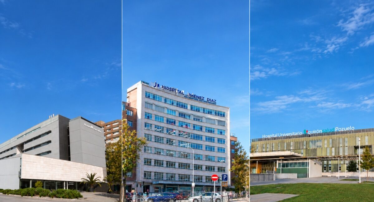 El Hospital Universitari Dexeus, la Fundaci&oacute;n Jim&eacute;nez D&iacute;az y el Hospital de Pozuelos.