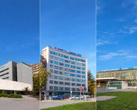 El Hospital Universitari Dexeus, la Fundación Jiménez Díaz y el Hospital de Pozuelos.