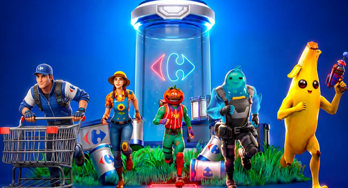 La experiencia inmersiva de Carrefour en Fortnite.