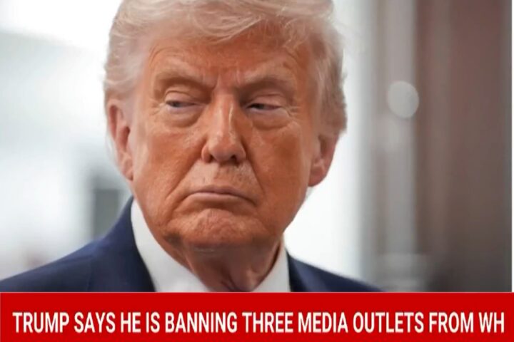Trump prohibe el acceso de CNN, MS NOW y Politico a la Casa Blanca