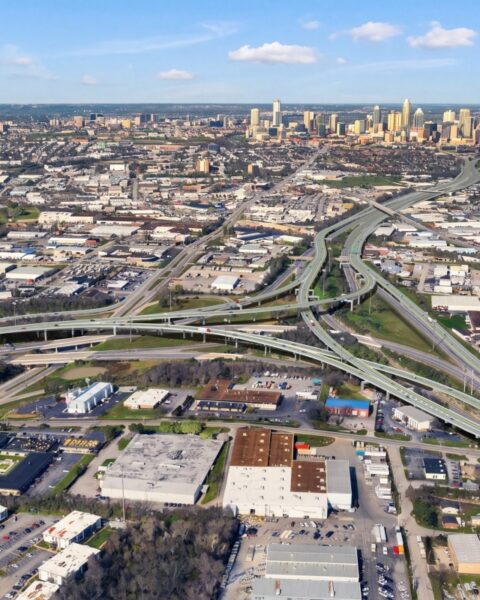 La autopista I-24, en Tennessee, donde Ferrovial construirá nuevos carriles.