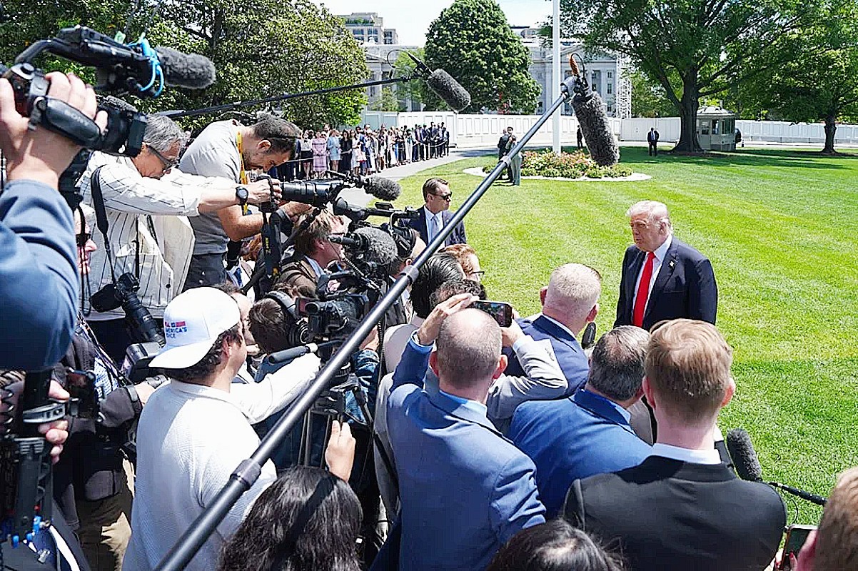 Donald Trump. Libertad d e Prensa.