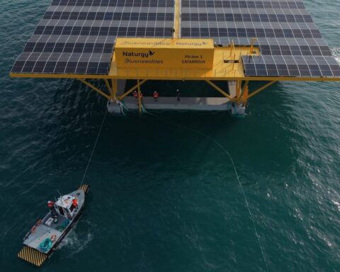 El primer demostrador solar marino precomercial del país.
