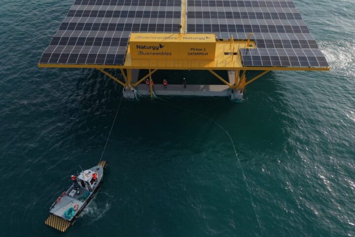 El primer demostrador solar marino precomercial del país.