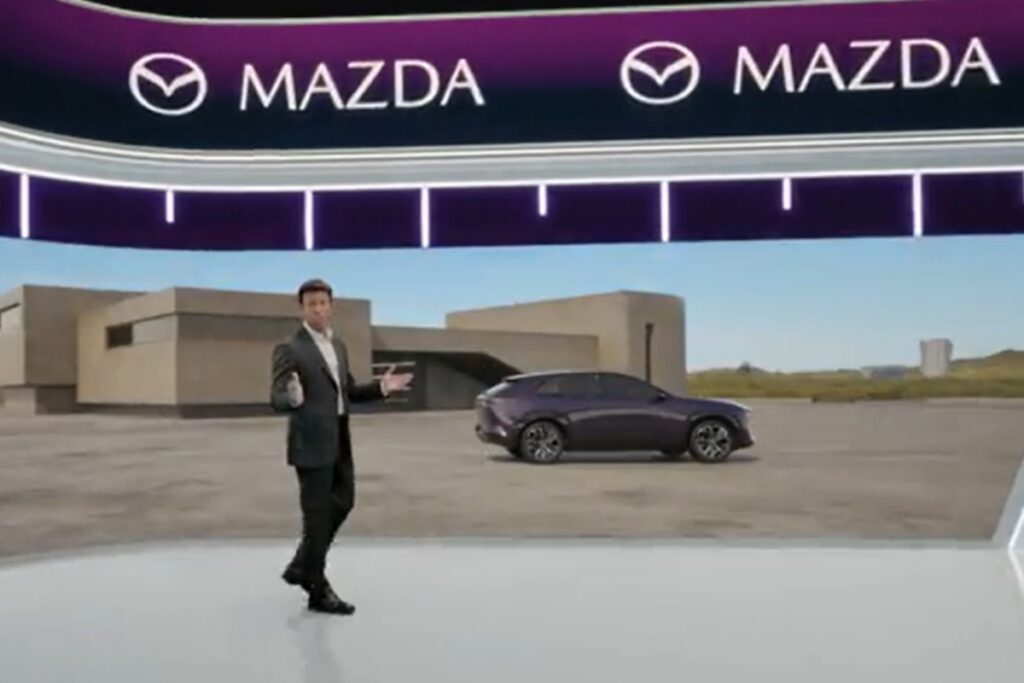 La publicidad inmersiva que Publiespaña diseñó para Mazda.