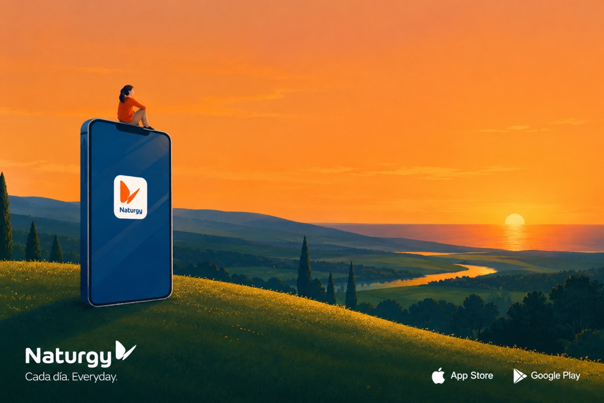 La aplicación de Naturgy disponible para IOS y Android.