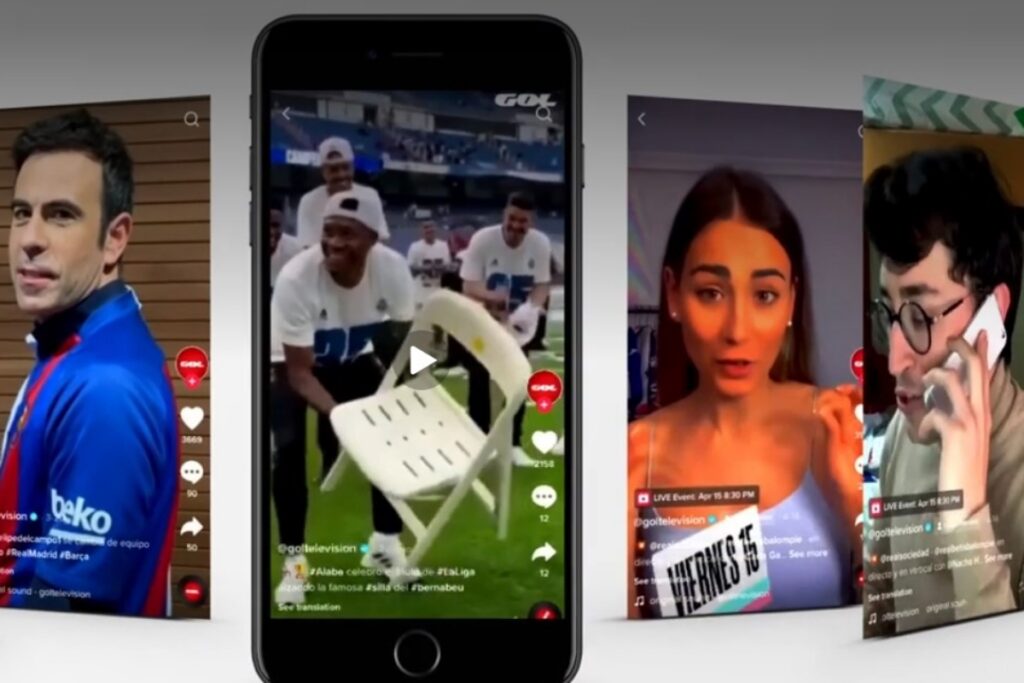 Una pieza en TikTok para LaLiga, uno de los trabajos de la agencia SozialFirst.