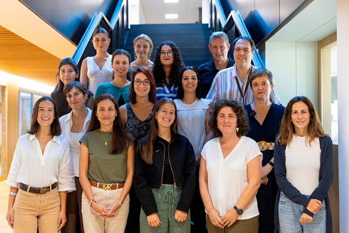 El equipo que participa del proyecto de alimentación saludable.